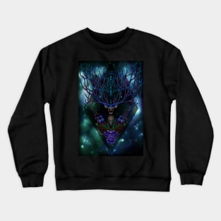 Deer in space Crewneck Sweatshirt